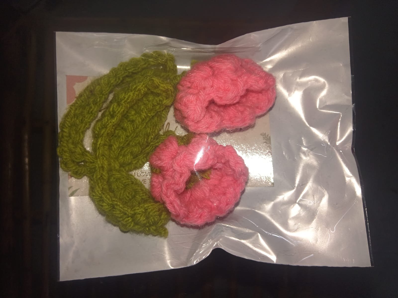 Cute crochet keychain